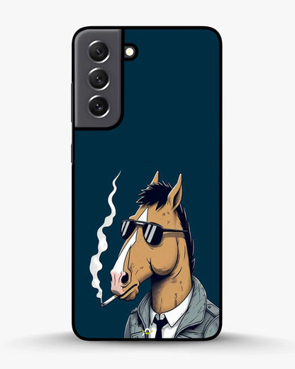 Cool Horse Sunglasses Phone Case - Quirky Blue Art Print for iPhone, Samsung, Pixel, OnePlus & Vivo