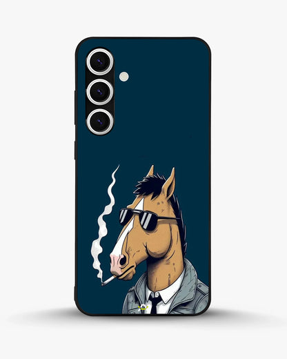 Cool Horse Sunglasses Phone Case - Quirky Blue Art Print for iPhone, Samsung, Pixel, OnePlus & Vivo