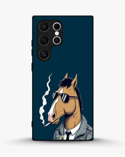 Cool Horse Sunglasses Phone Case - Quirky Blue Art Print for iPhone, Samsung, Pixel, OnePlus & Vivo