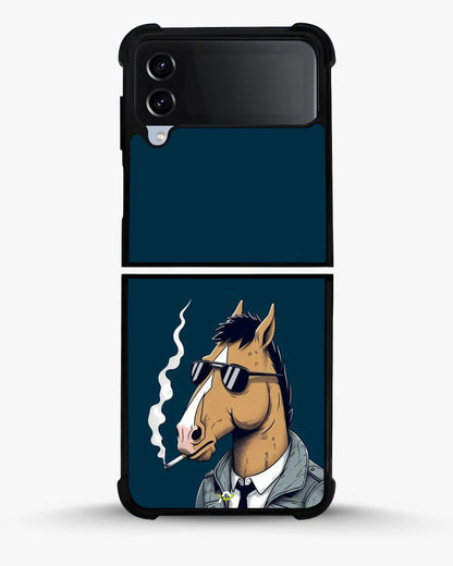 Cool Horse Sunglasses Phone Case - Quirky Blue Art Print for iPhone, Samsung, Pixel, OnePlus & Vivo