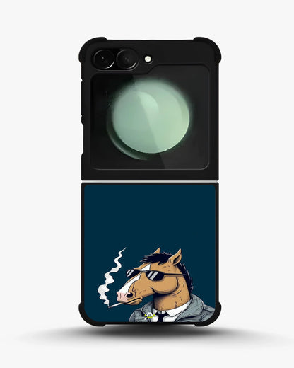 Cool Horse Sunglasses Phone Case - Quirky Blue Art Print for iPhone, Samsung, Pixel, OnePlus & Vivo
