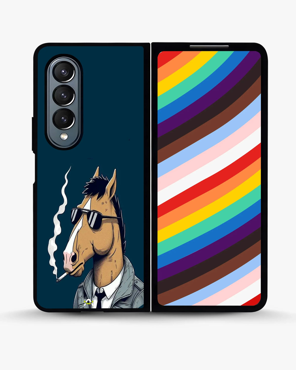 Cool Horse Sunglasses Phone Case - Quirky Blue Art Print for iPhone, Samsung, Pixel, OnePlus & Vivo
