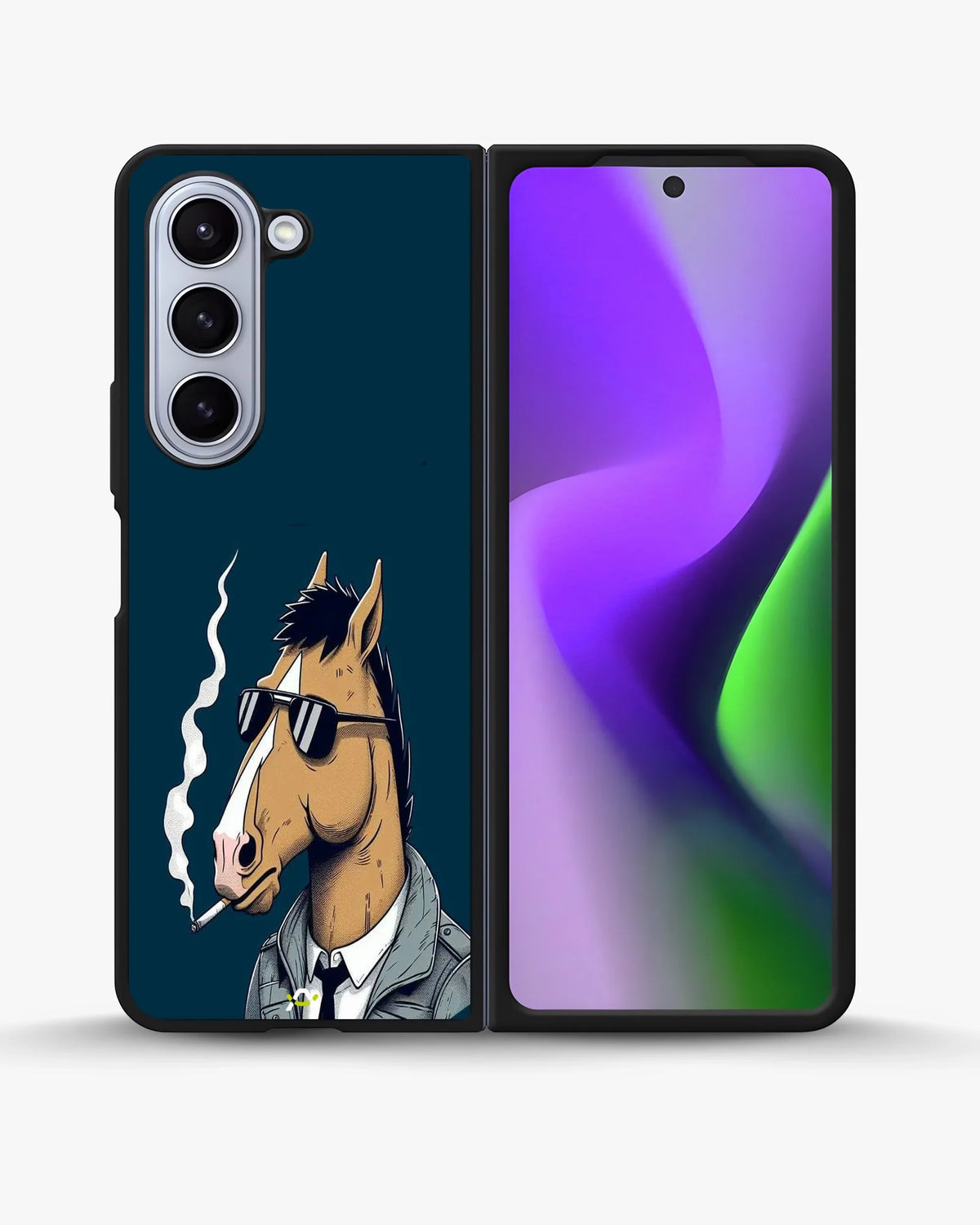 Cool Horse Sunglasses Phone Case - Quirky Blue Art Print for iPhone, Samsung, Pixel, OnePlus & Vivo