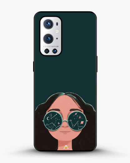 Cosmic Sunglasses Girl Phone Case - Dreamy Teal Art Print for iPhone, Samsung, Pixel, OnePlus & Vivo