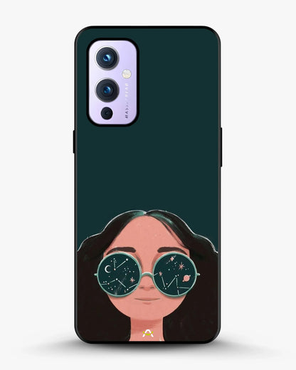Cosmic Sunglasses Girl Phone Case - Dreamy Teal Art Print for iPhone, Samsung, Pixel, OnePlus & Vivo