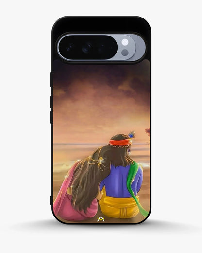 Couple Sunset Phone Case - Calm Pink Art Print for iPhone, Samsung, Pixel, OnePlus & Vivo