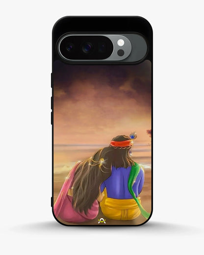Couple Sunset Phone Case - Calm Pink Art Print for iPhone, Samsung, Pixel, OnePlus & Vivo