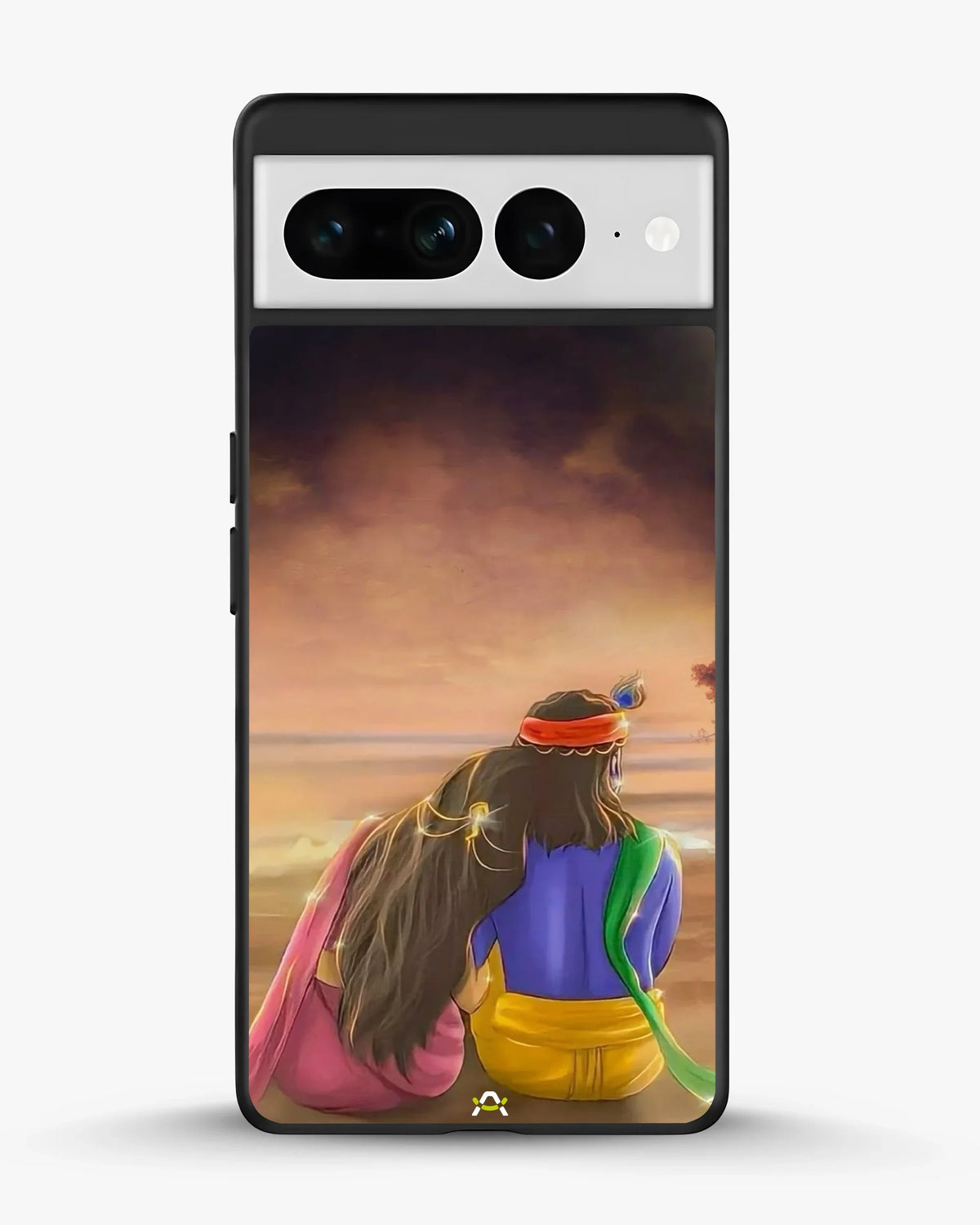 Couple Sunset Phone Case - Calm Pink Art Print for iPhone, Samsung, Pixel, OnePlus & Vivo