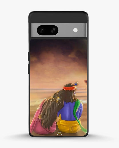 Couple Sunset Phone Case - Calm Pink Art Print for iPhone, Samsung, Pixel, OnePlus & Vivo