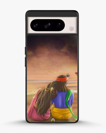 Couple Sunset Phone Case - Calm Pink Art Print for iPhone, Samsung, Pixel, OnePlus & Vivo
