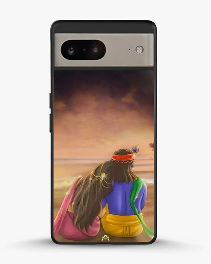 Couple Sunset Phone Case - Calm Pink Art Print for iPhone, Samsung, Pixel, OnePlus & Vivo