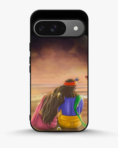 Couple Sunset Phone Case - Calm Pink Art Print for iPhone, Samsung, Pixel, OnePlus & Vivo