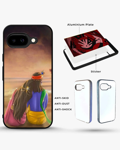 Couple Sunset Phone Case - Calm Pink Art Print for iPhone, Samsung, Pixel, OnePlus & Vivo