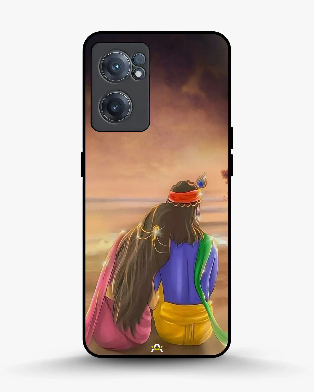 Couple Sunset Phone Case - Calm Pink Art Print for iPhone, Samsung, Pixel, OnePlus & Vivo