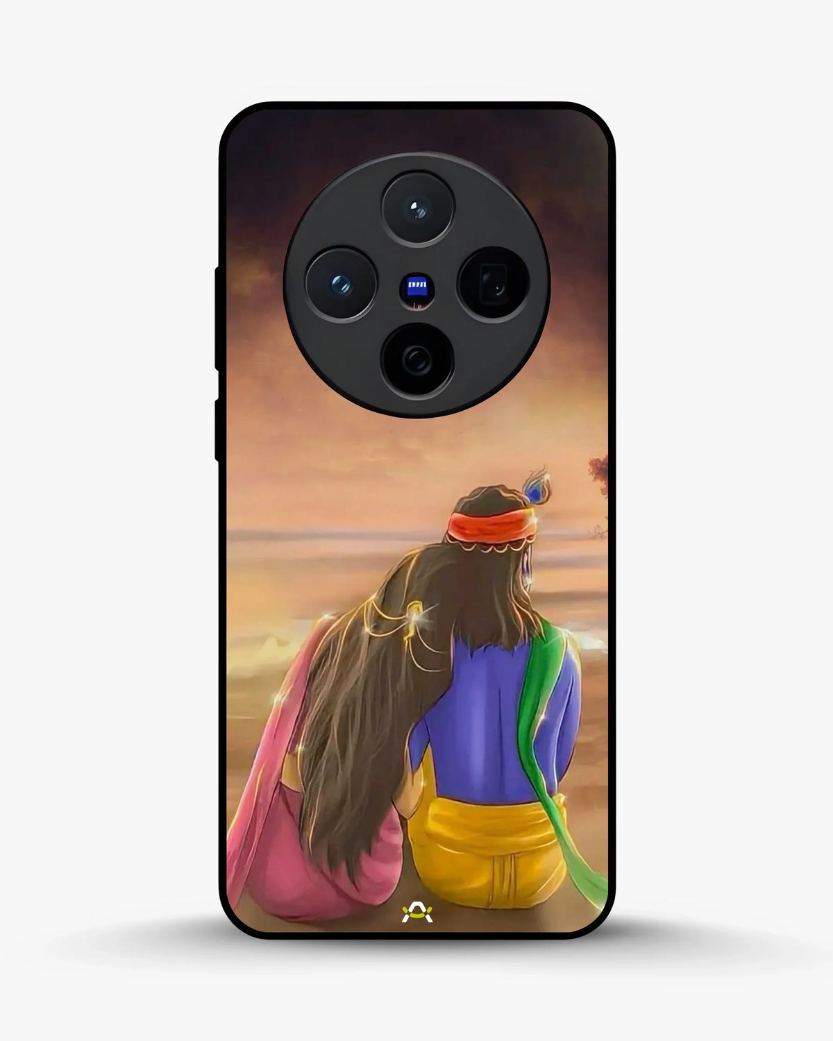 Couple Sunset Phone Case - Calm Pink Art Print for iPhone, Samsung, Pixel, OnePlus & Vivo