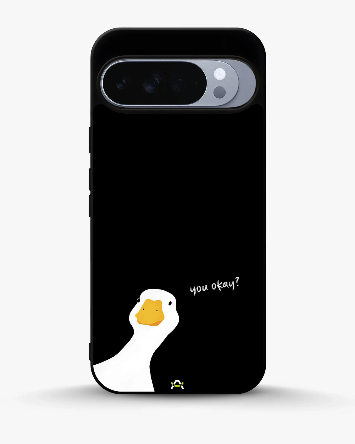 Curious Goose Phone Case - Quirky White & Black Print for iPhone, Samsung, Pixel, OnePlus & Vivo