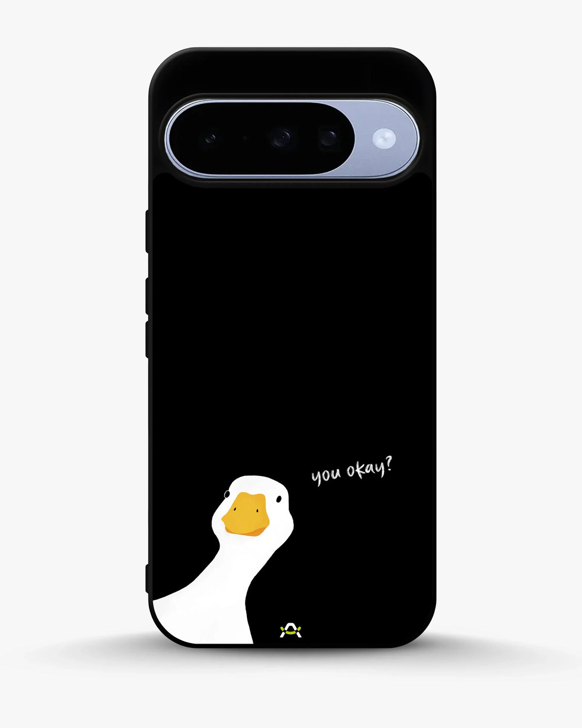 Curious Goose Phone Case - Quirky White & Black Print for iPhone, Samsung, Pixel, OnePlus & Vivo