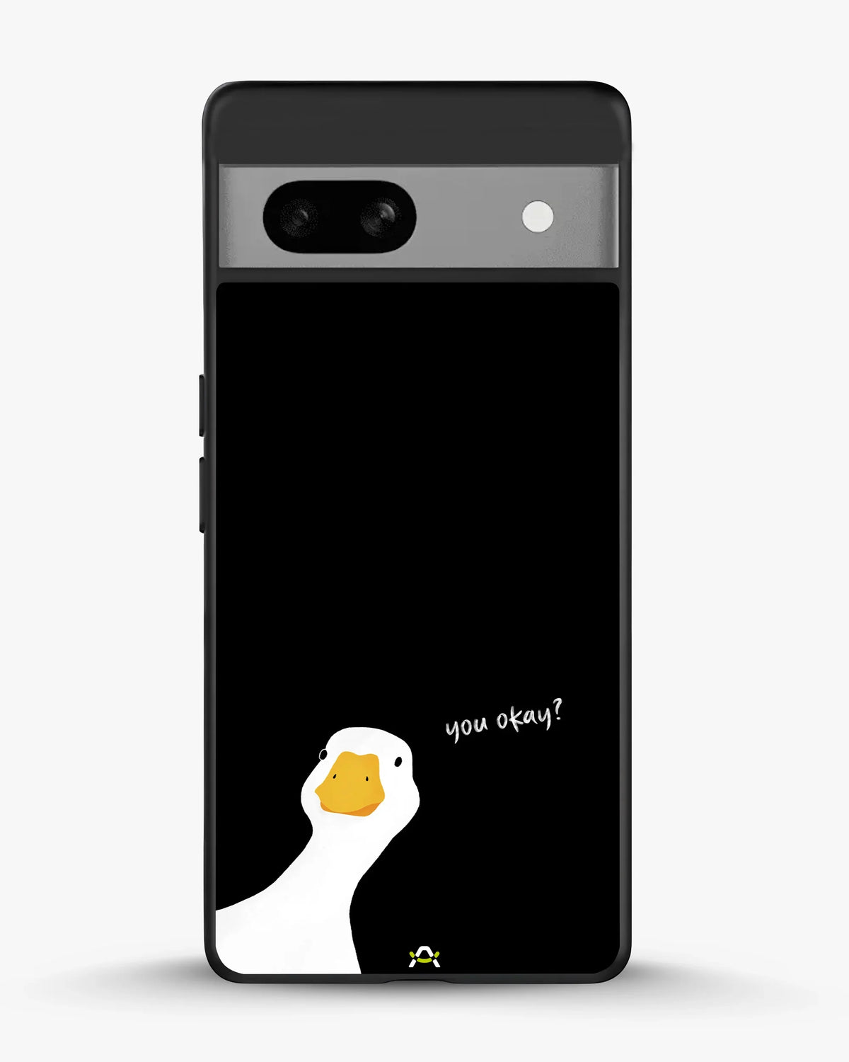 Curious Goose Phone Case - Quirky White & Black Print for iPhone, Samsung, Pixel, OnePlus & Vivo