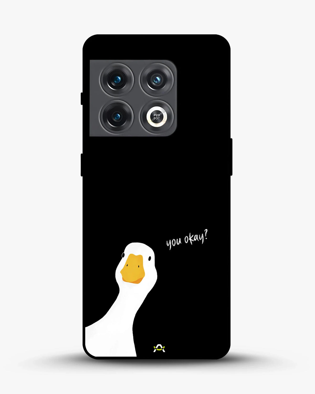 Curious Goose Phone Case - Quirky White & Black Print for iPhone, Samsung, Pixel, OnePlus & Vivo