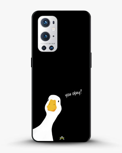 Curious Goose Phone Case - Quirky White & Black Print for iPhone, Samsung, Pixel, OnePlus & Vivo