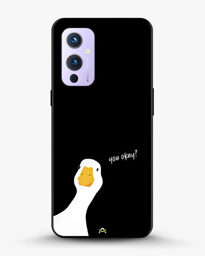 Curious Goose Phone Case - Quirky White & Black Print for iPhone, Samsung, Pixel, OnePlus & Vivo