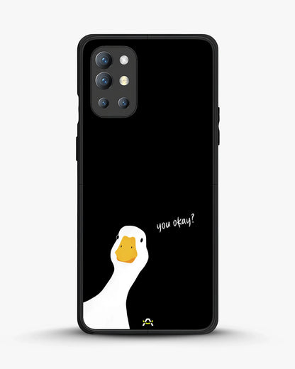 Curious Goose Phone Case - Quirky White & Black Print for iPhone, Samsung, Pixel, OnePlus & Vivo