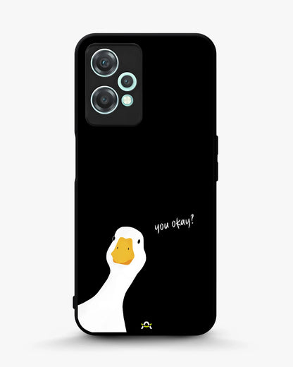 Curious Goose Phone Case - Quirky White & Black Print for iPhone, Samsung, Pixel, OnePlus & Vivo