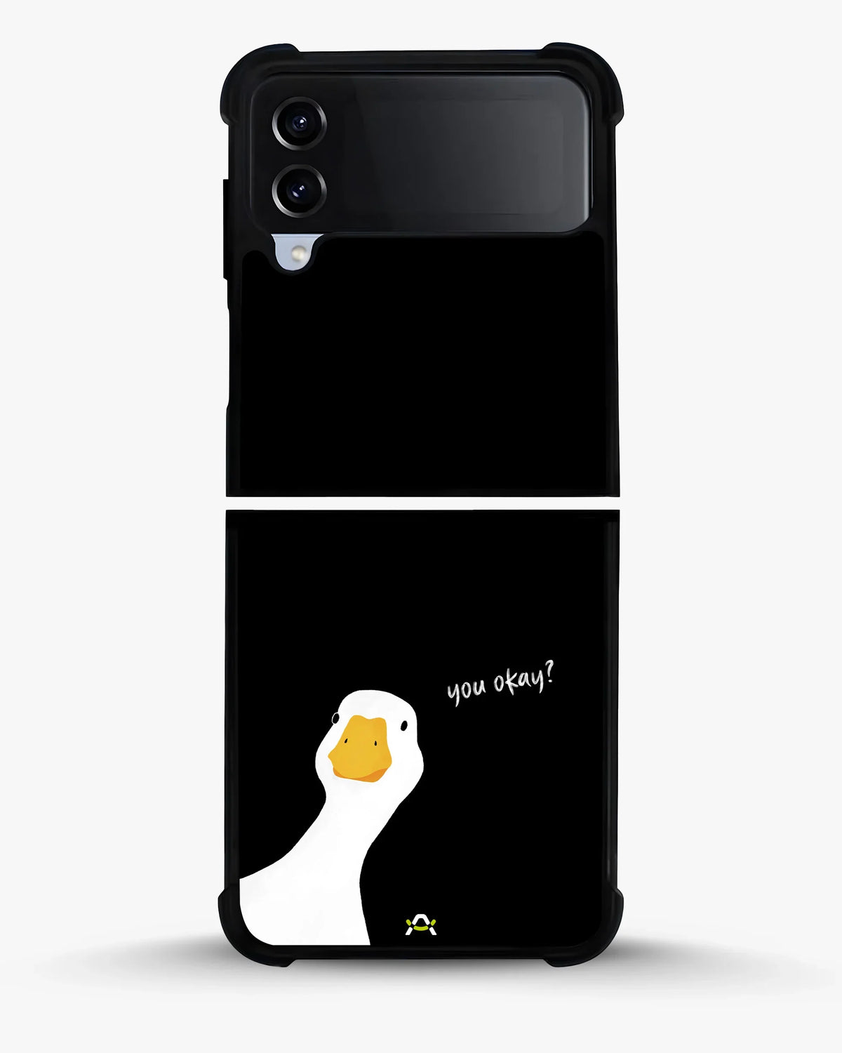 Curious Goose Phone Case - Quirky White & Black Print for iPhone, Samsung, Pixel, OnePlus & Vivo