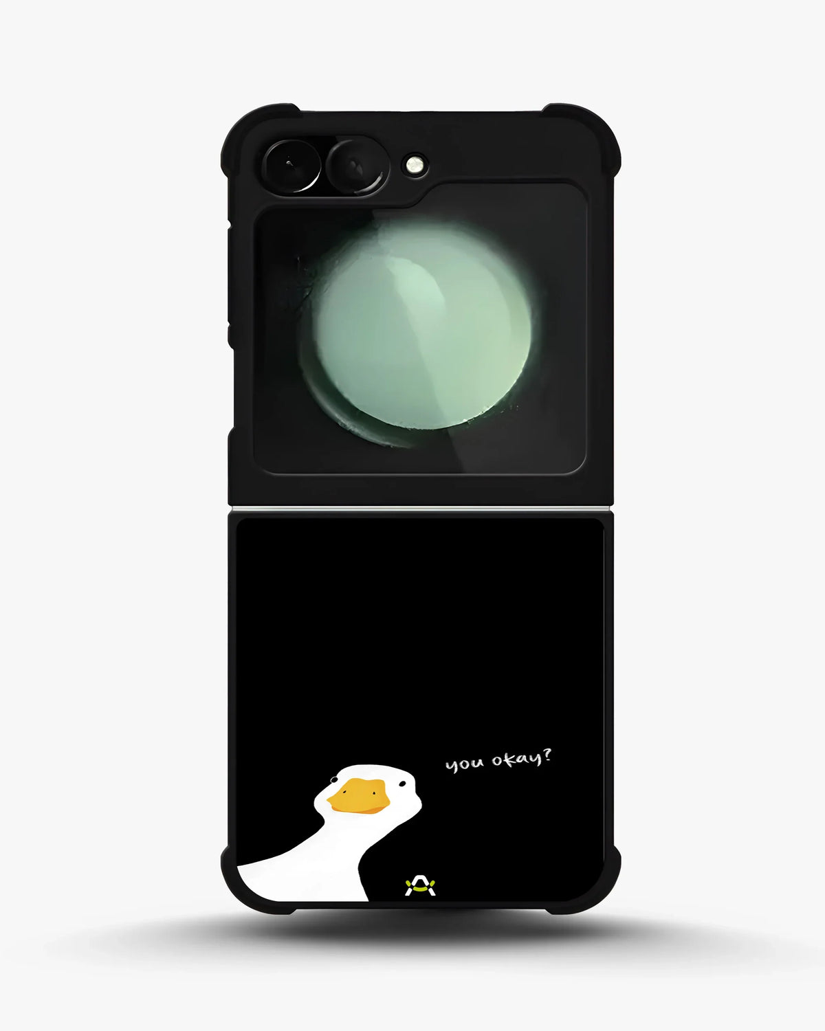 Curious Goose Phone Case - Quirky White & Black Print for iPhone, Samsung, Pixel, OnePlus & Vivo