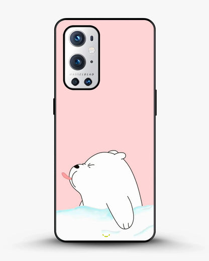 Cute Bear Tongue Out Phone Case - Glossy Aluminum Cover for iPhone, Samsung, Pixel, OnePlus & Vivo