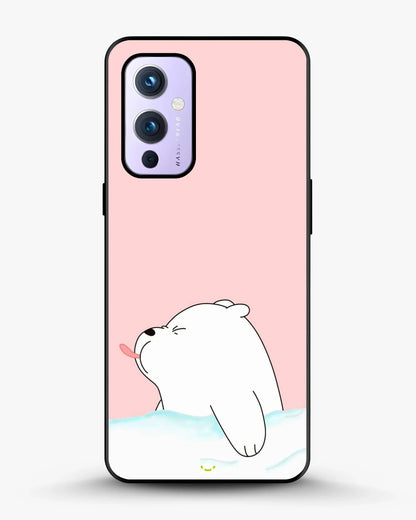 Cute Bear Tongue Out Phone Case - Glossy Aluminum Cover for iPhone, Samsung, Pixel, OnePlus & Vivo