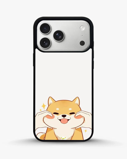 Cute Shiba Inu Phone Case - Cartoon Golden Dog Print for iPhone, Samsung, Pixel, OnePlus & Vivo