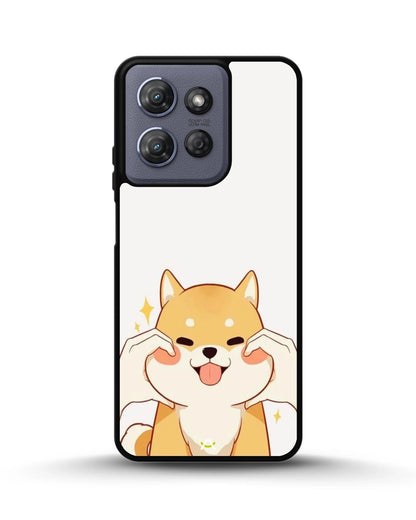 Cute Shiba Inu Phone Case - Cartoon Golden Dog Print for iPhone, Samsung, Pixel, OnePlus & Vivo