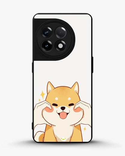 Cute Shiba Inu Phone Case - Cartoon Golden Dog Print for iPhone, Samsung, Pixel, OnePlus & Vivo