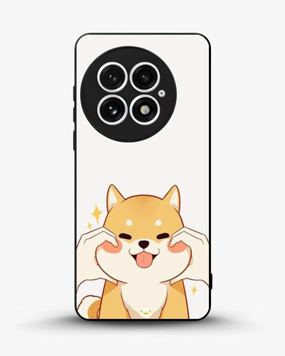 Cute Shiba Inu Phone Case - Cartoon Golden Dog Print for iPhone, Samsung, Pixel, OnePlus & Vivo