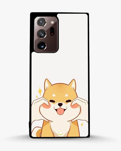 Cute Shiba Inu Phone Case - Cartoon Golden Dog Print for iPhone, Samsung, Pixel, OnePlus & Vivo