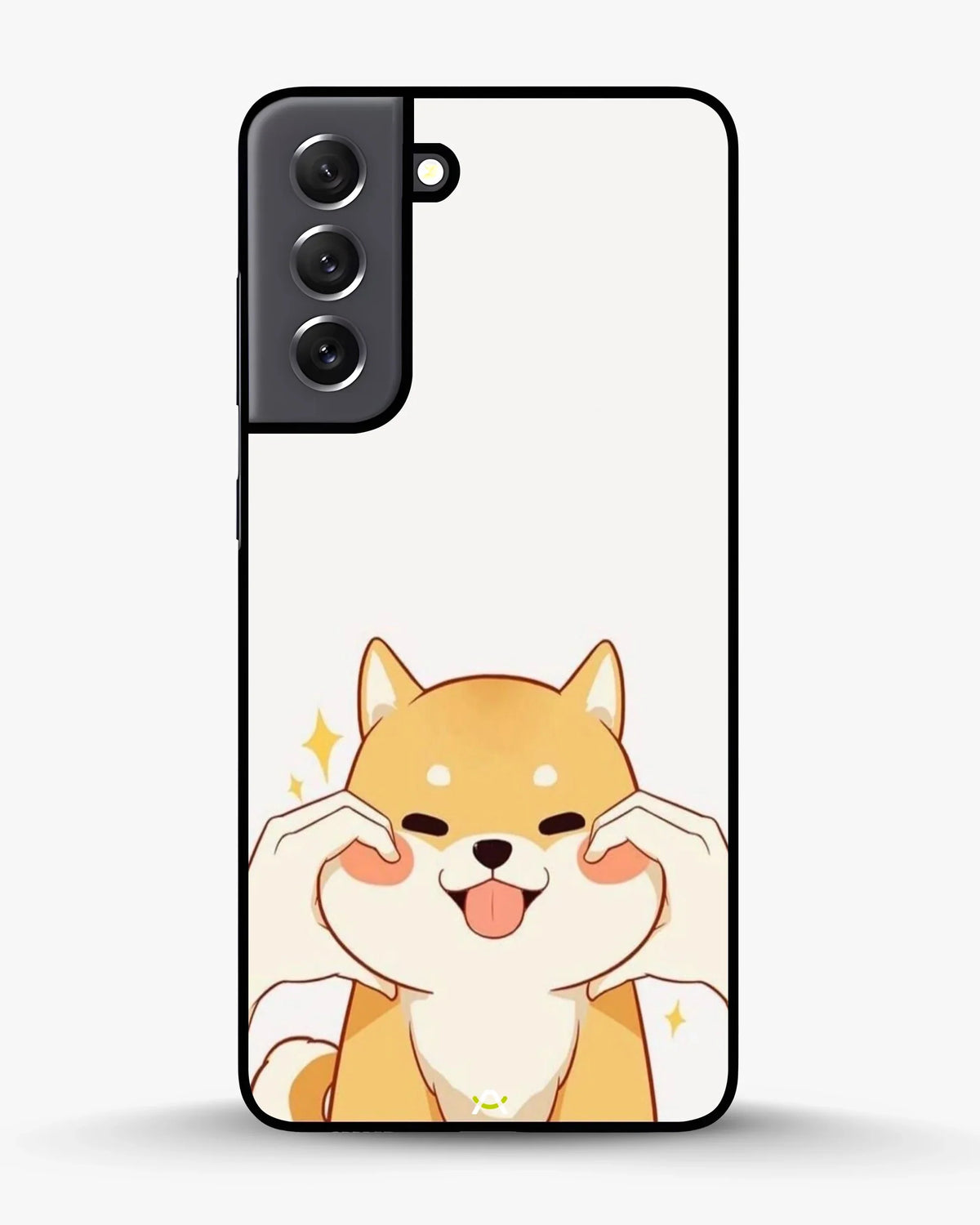 Cute Shiba Inu Phone Case - Cartoon Golden Dog Print for iPhone, Samsung, Pixel, OnePlus & Vivo