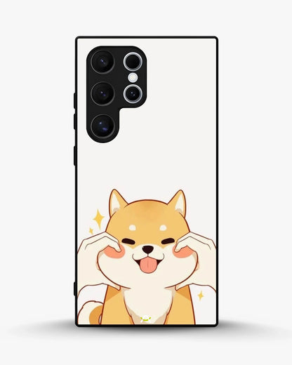 Cute Shiba Inu Phone Case - Cartoon Golden Dog Print for iPhone, Samsung, Pixel, OnePlus & Vivo