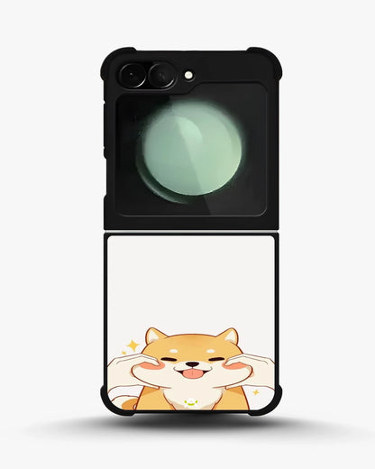 Cute Shiba Inu Phone Case - Cartoon Golden Dog Print for iPhone, Samsung, Pixel, OnePlus & Vivo