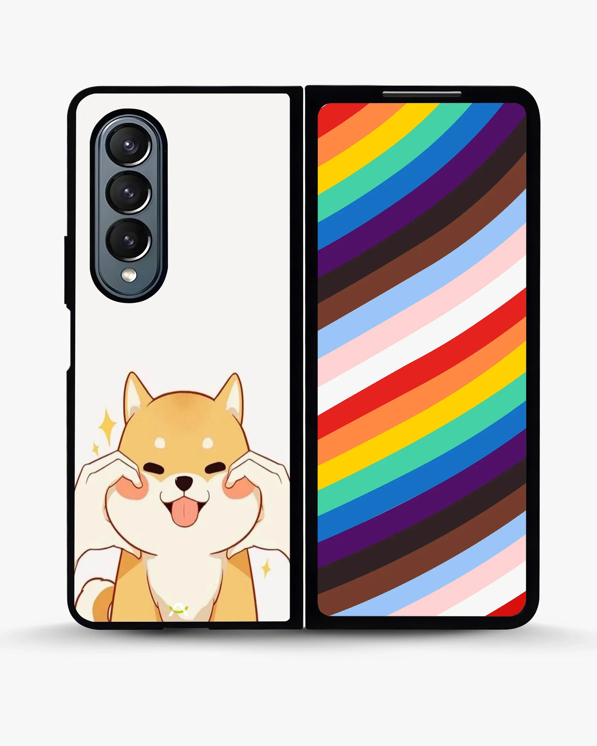 Cute Shiba Inu Phone Case - Cartoon Golden Dog Print for iPhone, Samsung, Pixel, OnePlus & Vivo