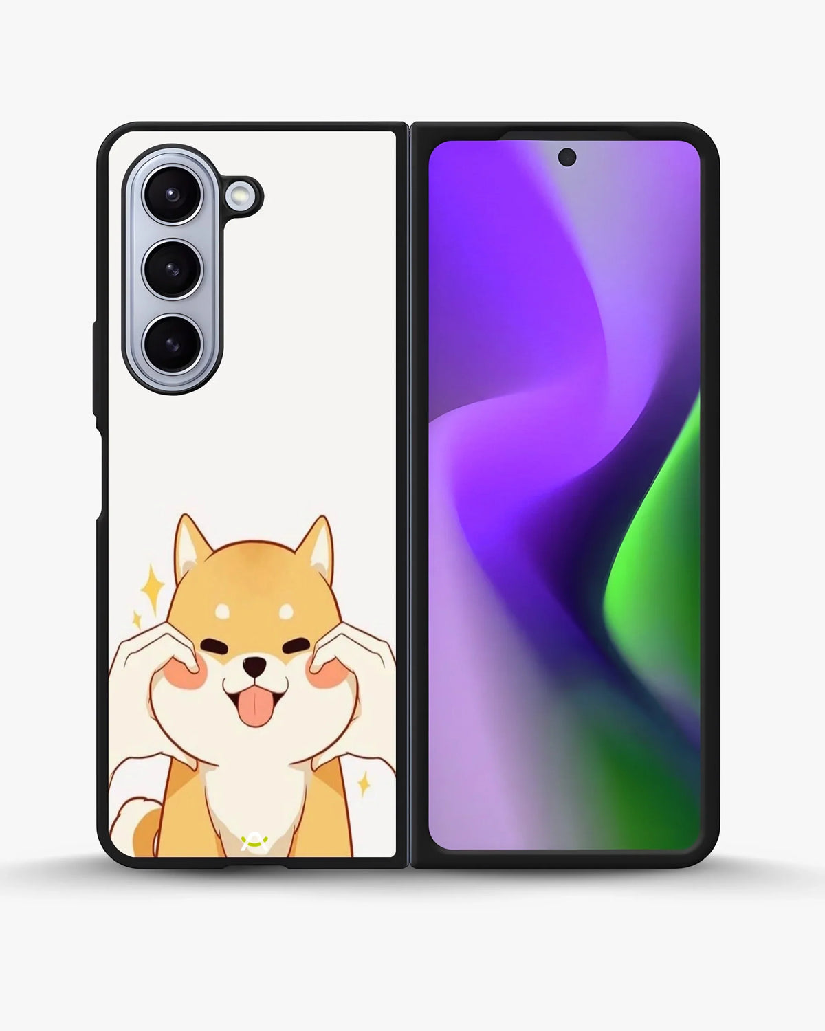Cute Shiba Inu Phone Case - Cartoon Golden Dog Print for iPhone, Samsung, Pixel, OnePlus & Vivo