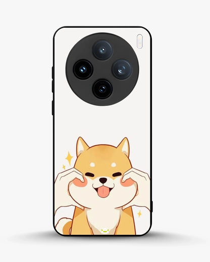 Cute Shiba Inu Phone Case - Cartoon Golden Dog Print for iPhone, Samsung, Pixel, OnePlus & Vivo