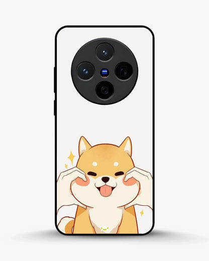 Cute Shiba Inu Phone Case - Cartoon Golden Dog Print for iPhone, Samsung, Pixel, OnePlus & Vivo