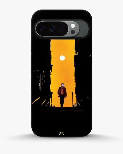 Dark Alley Clown Phone Case - Moody Minimalist Art Print for iPhone, Samsung, Pixel, OnePlus & Vivo