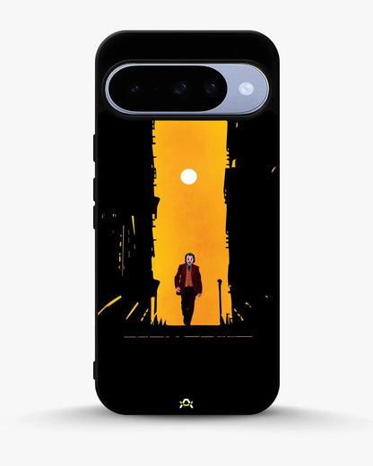 Dark Alley Clown Phone Case - Moody Minimalist Art Print for iPhone, Samsung, Pixel, OnePlus & Vivo