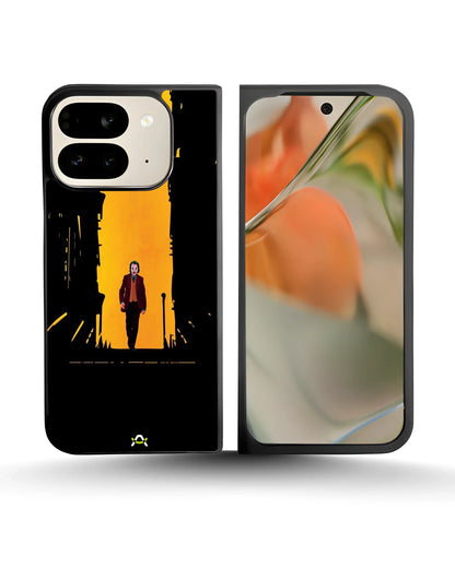 Dark Alley Clown Phone Case - Moody Minimalist Art Print for iPhone, Samsung, Pixel, OnePlus & Vivo