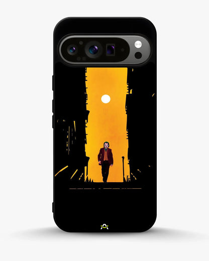 Dark Alley Clown Phone Case - Moody Minimalist Art Print for iPhone, Samsung, Pixel, OnePlus & Vivo
