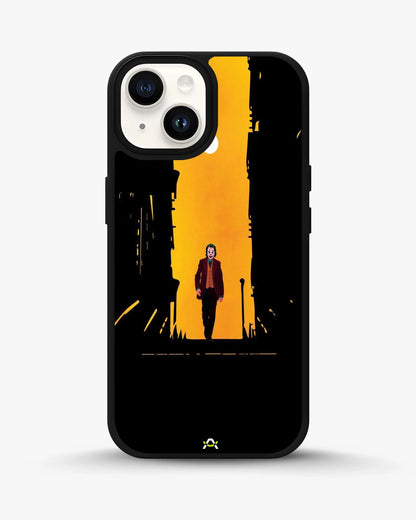 Dark Alley Clown Phone Case - Moody Minimalist Art Print for iPhone, Samsung, Pixel, OnePlus & Vivo