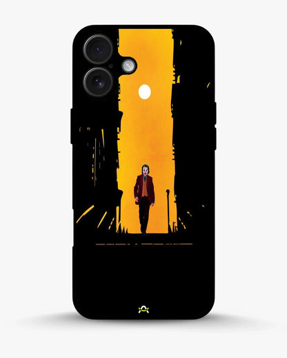 Dark Alley Clown Phone Case - Moody Minimalist Art Print for iPhone, Samsung, Pixel, OnePlus & Vivo
