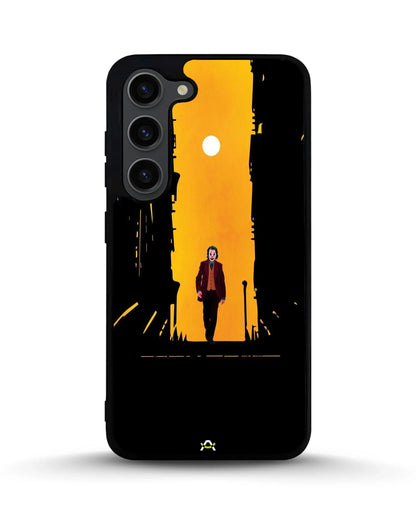 Dark Alley Clown Phone Case - Moody Minimalist Art Print for iPhone, Samsung, Pixel, OnePlus & Vivo